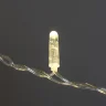 Гирлянда Бахрома с Колпачком 3,1 x 0,5 м Шампань, 120 LED, Провод Прозрачный ПВХ, IP65. Фото 5.