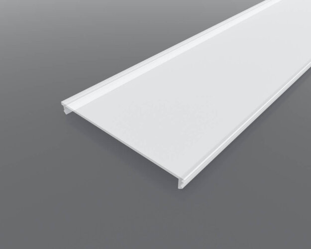 Рассеиватель поликарбонатный для профиля LC-LRM-M68-2 матовый - фото