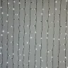 Гирлянда Занавес 2 x 2 м Белый 220В, 400 LED, Провод Черный ПВХ, IP54. Фото 1.