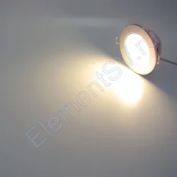 Светодиодный светильник точечный RS D115 matt glass (5W, Warm White)