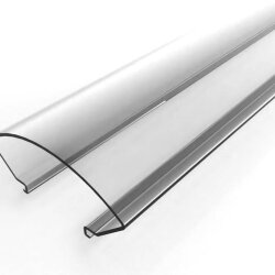 Рассеиватель поликарбонатный для профиля круглый LC-LRM-P31-2 прозрачный