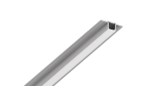 Встраиваемый в гипсокартон алюминиевый профиль Design LED без видимой рамки LG16, 2500 мм, анодированный, LG16-R - фото
