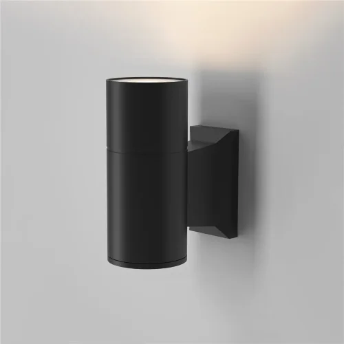 Настенный светильник (бра) Бауэри / Bowery GU10х1 50Вт IP 54 (Черный) O574WL-01B - фото 2