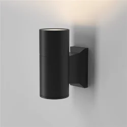 Настенный светильник (бра) Бауэри / Bowery GU10х1 50Вт IP 54 (Черный) O574WL-01B