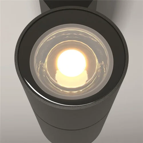 Настенный светильник (бра) Бауэри / Bowery GU10х1 50Вт IP 54 (Черный) O574WL-01B - фото 7