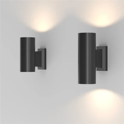 Настенный светильник (бра) Бауэри / Bowery GU10х1 50Вт IP 54 (Черный) O574WL-01B - фото 12