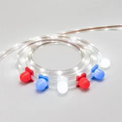 Светодиодная Лента LTC Герметичная Белая 24В, SMD2835, 24LED/м, 6000К, IP65