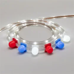 Светодиодная Лента LTC Герметичная Белая 24В, SMD2835, 24LED/м, 6000К, IP65