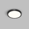 DK6520-BK Накладной светильник THIN, IP40, 18W, 3000K/4000K/6500K, переключатель цветовой температуры на корпусе, черный, полимер.