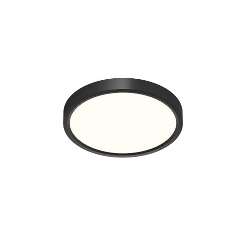 DK6520-BK Накладной светильник THIN, IP40, 18W, 3000K/4000K/6500K, переключатель цветовой температуры на корпусе, черный, полимер. Фото 4