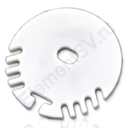 Заглушка с отверстием для профиля R001 (445)