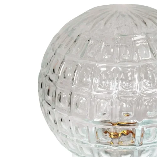 Светильник НББ 64-60-080 'Гранат' d150 1х60Вт E27 IP20 прозр./корпус прямой бел. Элетех 1005100178 - фото 3