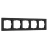 Рамка из поликарбоната на 5 постов Hammer черный W0052408 - фото