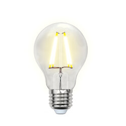 LED-A60-8W-NW-E27-CL PLS02WH Лампа светодиодная, Форма A, прозрачная, Серия Sky, Белый свет
