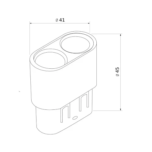 Slim Magnetic M02 Трековый светильник 4W 4200K Smally черный 85510/01 85510/01 - фото 6