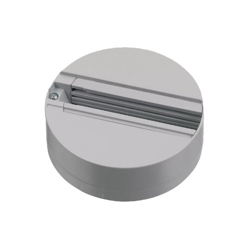 UBX-A81 SILVER 1 POLYBAG Чашка потолочного крепления, Трехфазная, Корпус серебряный. - фото 1