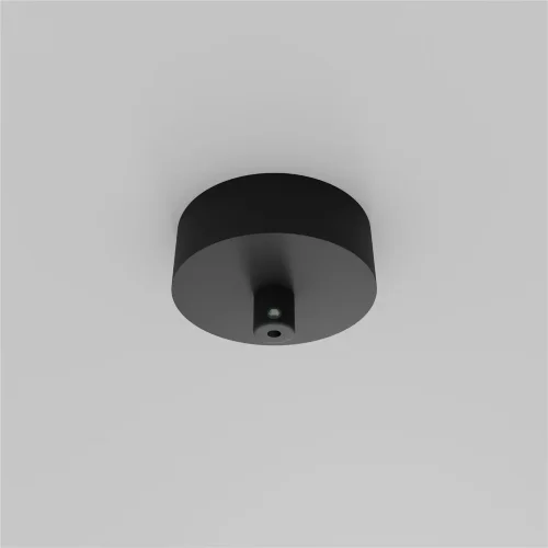 Накладная потолочная чаша для подвесных шинопроводов (Черный) TRA233SCB-B - фото 3