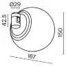 Трековый светильник Луна / Luna Flarity 3000K 8Вт 120° (Латунь) TR229-1-8W3K-BS - фото 8