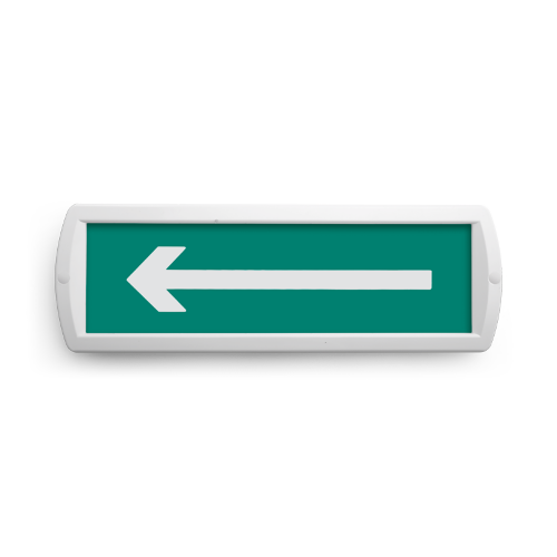 Сменная надпись "Стрелка влево" на зеленом фоне - фото 2.