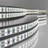Светодиодная лента 240 LED 18 Вт IP20 двухрядная 6500К холодный белый 2835 24V 240Led 18W IP20 - фото