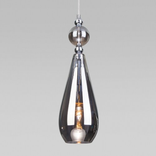 Подвесной светильник со стеклянным плафоном - фото 1