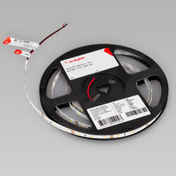Светодиодная лента RT-A60-8mm 12V Warm2400 (4.8 W/m, IP20, 2835, 5m) (Arlight, 4.8 Вт/м, IP20)
