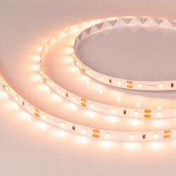 Светодиодная лента RT-А60-8mm 12V Warm2400 (4.8 W/m, IP20, 2835, 5m) (Arlight, 4.8 Вт/м, IP20) 018088(2)