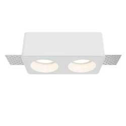 Встраиваемый светильник Gyps Modern GU10 2x10Вт (Белый)