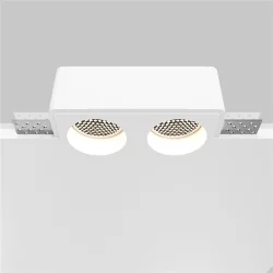 Встраиваемый светильник Gyps Modern GU10 2x10Вт (Белый)