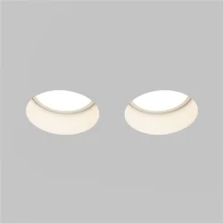 Встраиваемый светильник Gyps Modern GU10 2x10Вт (Белый)