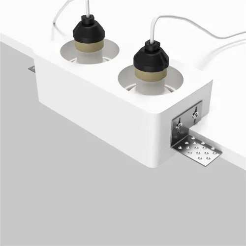 Встраиваемый светильник Gyps Modern GU10 2x10Вт (Белый) - фото 6