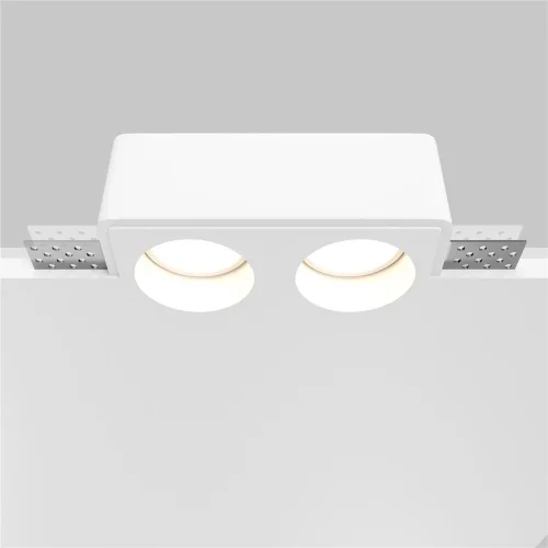 Встраиваемый светильник Gyps Modern GU10 2x10Вт (Белый) - фото 8