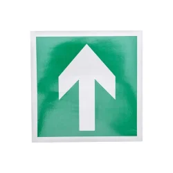 Знак эвакуационный 'Направляющая стрелка' 200х200мм Rexant 56-0030