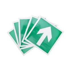 Знак эвакуационный 'Направляющая стрелка' 200х200мм Rexant 56-0030