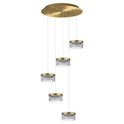 Люстра каскадная «ODEON LIGHT» 5032/30L, серия: FIVRE (крепление на планке)