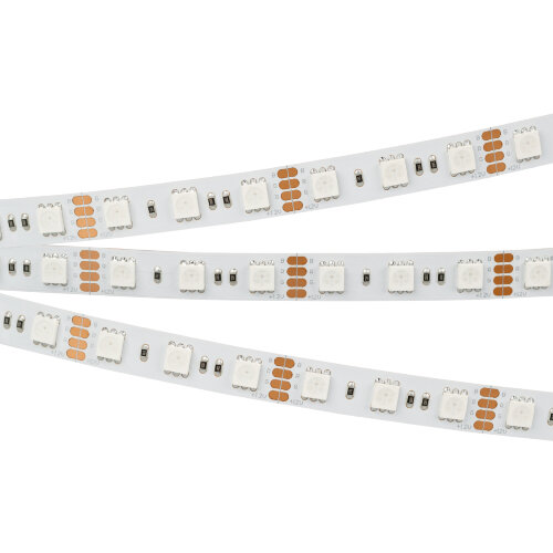 Светодиодная лента RT-B72-10mm 12V RGB (15 W/m, IP20, 5060, 5m) (Arlight, 15 Вт/м, IP20) - фото 4