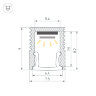 Профиль SL-MINI-8-2000 WHITE (Arlight, Алюминий) 037109 - фото 3