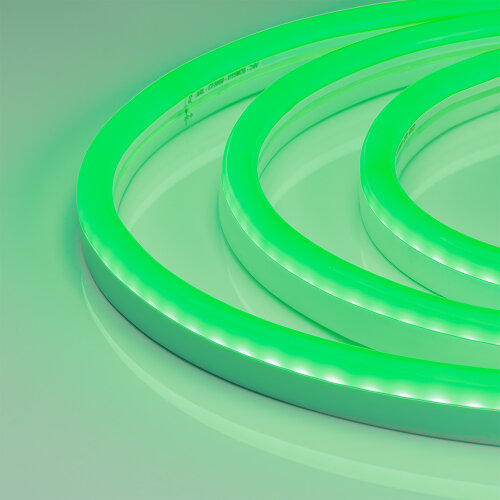 Гибкий неон ARL-NEON-2615GH-SIDE 24V Green (Arlight, 8 Вт/м, IP65) 030869 - фото