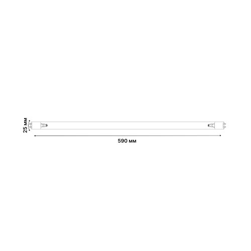 EFL-T8-18-UVCB-G13-CL Лампа ультрафиолетовая бактерицидная, Спектр UVC 253.7нм - фото 4