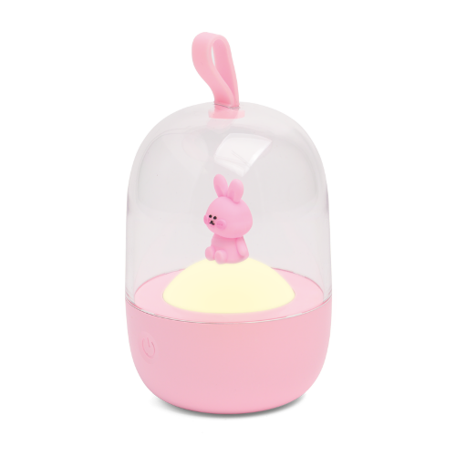 Детский ночник LUMIN'ARTE TL06 зайчик розовый диммируемый 115х75х75 мм - фото.