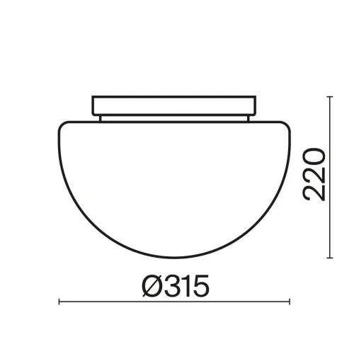 Потолочный светильник Glassy E27х1 (Черный) - фото 3