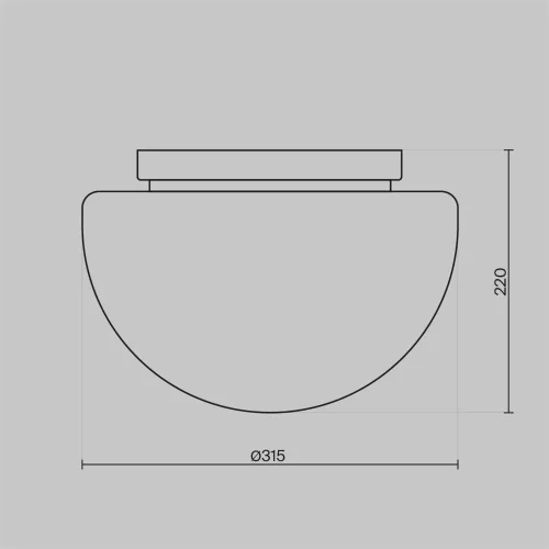 Потолочный светильник Glassy E27х1 (Черный) - фото 7