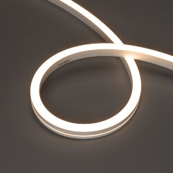 Светодиодная лента герметичная MOONLIGHT-SIDE-А140-12х17mm 24V Warm3000 (9.6 W/m, IP67, 5m, wire х2) (Arlight, Вывод боковой, 3 года) 042784