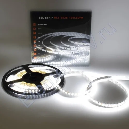 Светодиодная лента Class Premium, 3528, 120 led/m, White, 12V, IP33, A1 - фото 2.