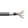 Кабель витая пара F/UTP кат.5E 4 пары 24 AWG solid внешн. LDPE черн. (м) TERACOM PRO EKF TRP-5EFTP-04PE-BK-OUT3 - фото 2