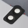 Светильник встраиваемый светодиодный с антибликовой решеткой Tetro 20W 4000K черный IP44 15277/LED - фото 3