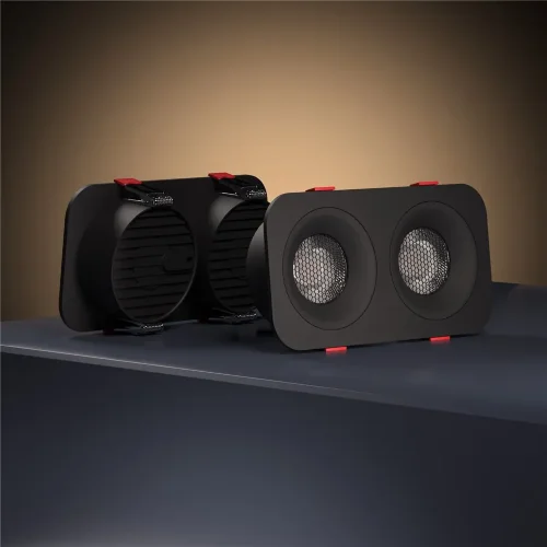 Светильник встраиваемый светодиодный с антибликовой решеткой Tetro 20W 4000K черный IP44 15277/LED - фото 4