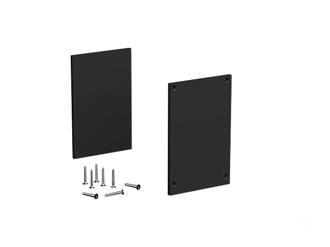Заглушки для профиля LINE 5070 ral9005 - фото 1
