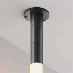 Основание для накладного монтажа системы Shelf с внутренней резьбой без ввода питания (Черный) CA023BI-B