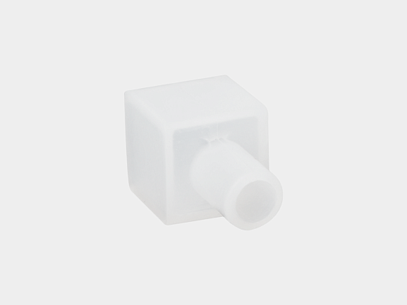 Заглушка с боковым выводом провода для ленты SWG-WL2120, END-WL0808-Z. Фото 2